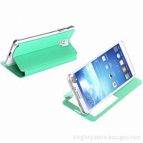 Flip Leather Case for Samsung Galaxy Note III 3 N9000 with Open Window S View